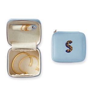 NEW Mark & Graham Petite Travel Jewelry Case - S Monogram